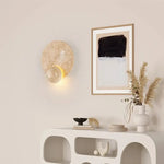 Applique Murale Led Ronde Chic Élégante Pierre. Chambre