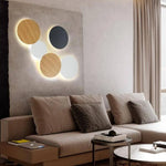 Applique Murale Led Ronde Design Contemporain Élégant. Chambre