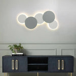 Applique Murale Led Ronde Design Contemporain Élégant. Chambre