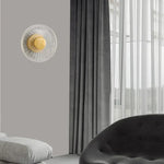 Applique Murale Led Ronde Moderne Élégante Laiton Chambre