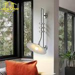 Applique Murale Led Saxophone Vintage Industriel Charme Chambre