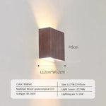 Applique Murale Led Scandinave Élégante Bois. A12Cm2 / Lumière Blanche Chambre