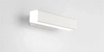 Applique Murale Led Scandinave Élégante Bois. Blanc / 25 Cm Applique Chambre