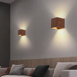 Applique Murale Led Scandinave Élégante Bois. Chambre