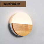 Applique Murale Led Scandinave Épuré Élégant Cercle D20 / Lumière Blanche Chambre