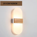 Applique Murale Led Scandinave Épuré Élégant Ovale D11 / Lumière Blanche Chambre