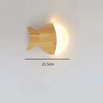 Applique Murale Led Scandinave Épuré Élégant Poisson D21.5 / Lumière Blanche Chambre