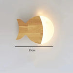 Applique Murale Led Scandinave Épuré Élégant Poisson D35 / Lumière Blanche Chambre