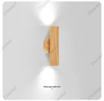 Applique Murale Led Scandinave Épurée Bois Naturel Chambre