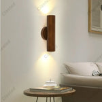 Applique Murale Led Scandinave Épurée Bois Naturel Chambre