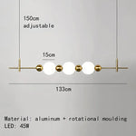 Applique Murale Led Sphérique Design Élégante B-3 Feux / 3 Modifiables Chambre