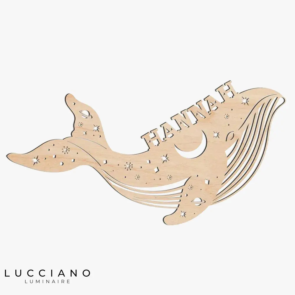 Applique Murale Led Usb Originale Baleine Lumineuse Chambre