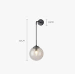 Applique Murale Led Vintage Design Élégant Verre Chambre