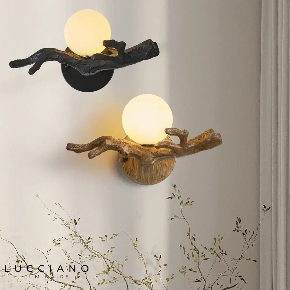 Applique Murale Led Vintage Style Rustique Décorative Chambre