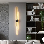 Applique Murale Longue Led Design Contemporain Élégant Chambre