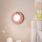 Applique Murale Lumineuse Rose Pastel Design. Chambre