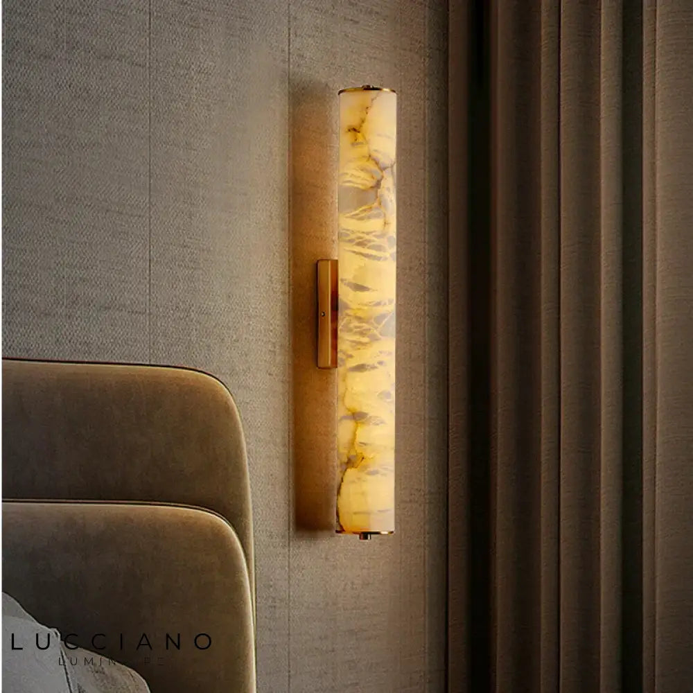 Applique Murale Marbre Sculpture Lumineuse Minimaliste. Chambre