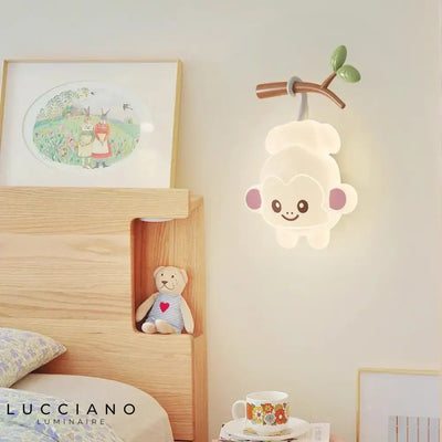 Schattige decoratieve wandlamp kinderkamer