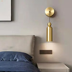 Applique Murale Minimaliste Cuivre Design Contemporain Élégant Chambre