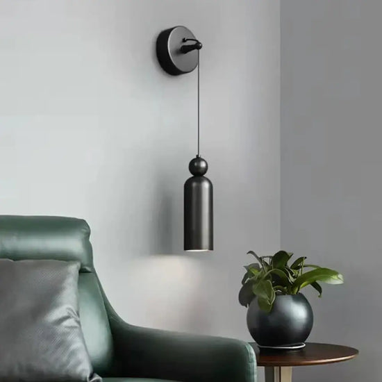 Applique Murale Minimaliste Cuivre Design Contemporain Élégant Chambre