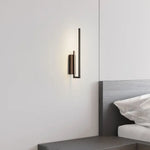 Applique Murale Minimaliste Design Contemporain Laiton Chambre