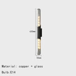 Applique Murale Minimaliste Design Contemporain Noir / Blanc Froid (5 500-7 000 K). Chambre