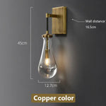 Applique Murale Minimaliste Design Cuivre Élégant. Couleur / Blanc Froid (5 500-7 000 K). Chambre
