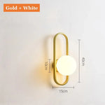 Applique Murale Minimaliste Élégante Design Contemporain. Or Blanc / Chaud (2700-3500K) Chambre