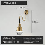 Applique Murale Mobile Ajustable Éclairage Intelligent Or De Type A / Chine 6-10 W Chambre