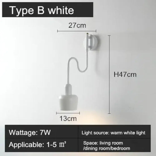 Applique Murale Mobile: Support Ergonomique Lecture Étude Type B Blanc / Chine 6-10 W Chambre