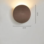 Applique Murale Moderne Design Élégant Lunaire Marron Chambre