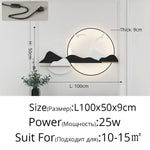 Applique Murale Moderne Design Élégant Minimaliste Blanc1M Avec Prise / 3 Couleurs Sans
