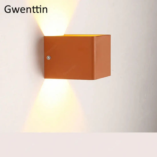 Applique Murale Moderne Design Élégant Minimaliste Orange / Blanc Chaud (2700-3500K) Chambre