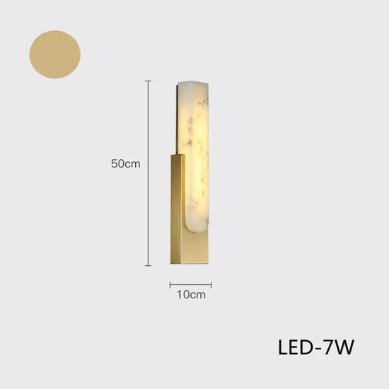 Applique Murale Moderne Élégance Sculpturale Minimaliste Or / Blanc Chaud (2700-3500K) 7W Chambre