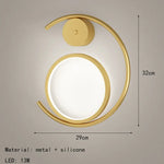 Applique Murale Moderne Élégante Design Luxueuse. Modèle A / Lumière Blanche Chambre