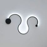 Applique Murale Moderne Élégante Luminosité Épurée. Couleur Noire Type B / Lumière Variable Chambre