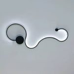 Applique Murale Moderne Élégante Luminosité Épurée. Couleur Noire Type C / Gradation Rvb Chambre