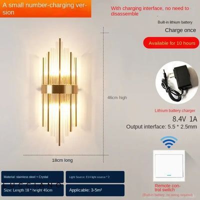 modern and elegantly designed wall sconce.
