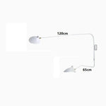 Applique Murale Moderne Led Réglable 65-120 Cm Blanc Chambre