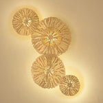 Applique Murale Moderne Luminaire Design Élégant Lotus Chambre