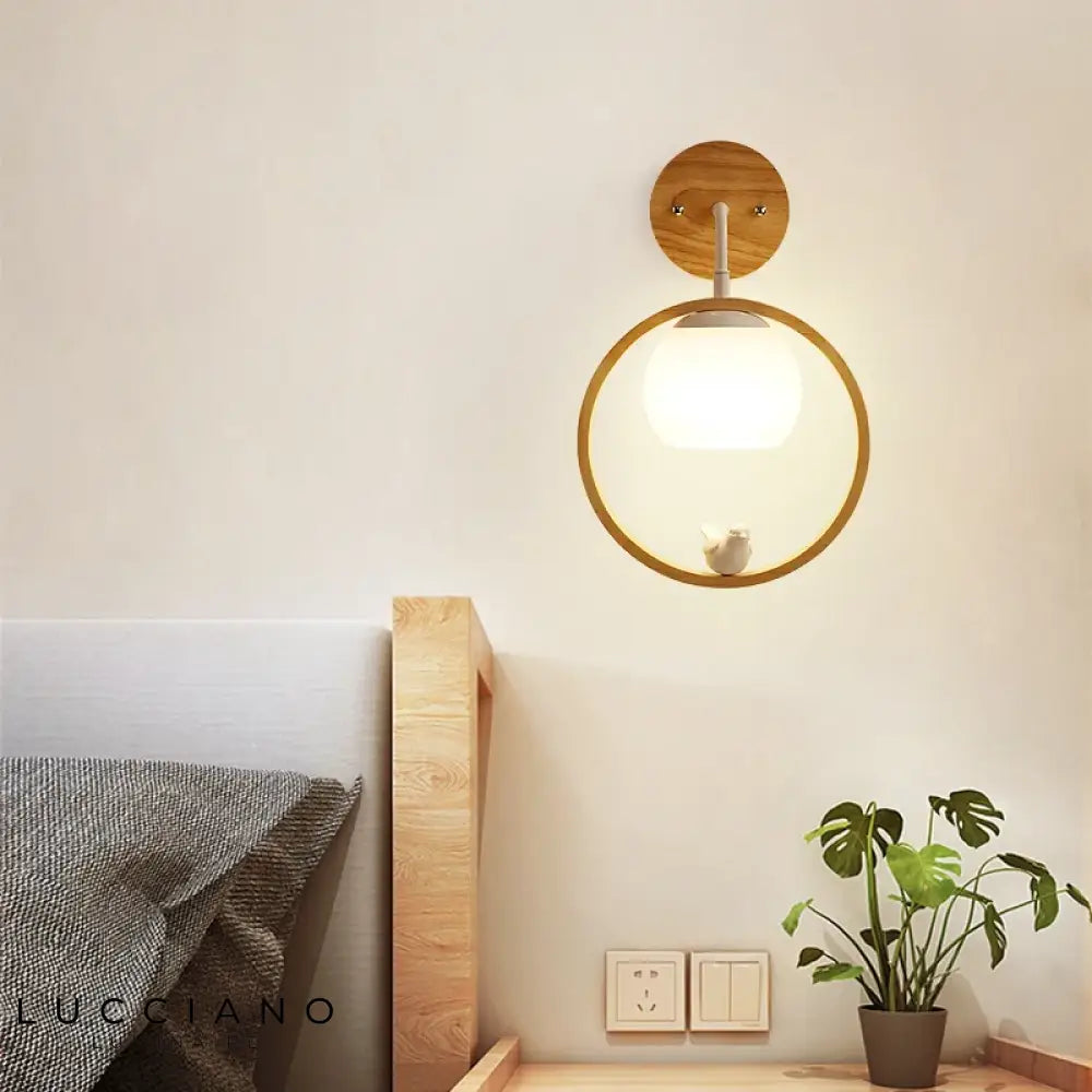 Applique Murale Nordique: Bois Led Et Nature. Chambre