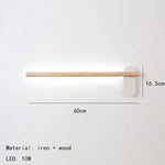 Applique Murale Nordique Design Élégant Contemporain. 60 Cm / Lumière Chaude Chambre