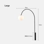 Applique Murale Nordique Design Élégant Lumineux. B Grand / Câblage Sans Câble Chambre
