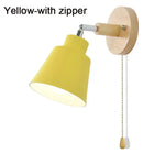 Applique Murale Nordique Design Vintage Minimaliste Jaune-Avec Interrupteur / 6-10W Ue Chambre