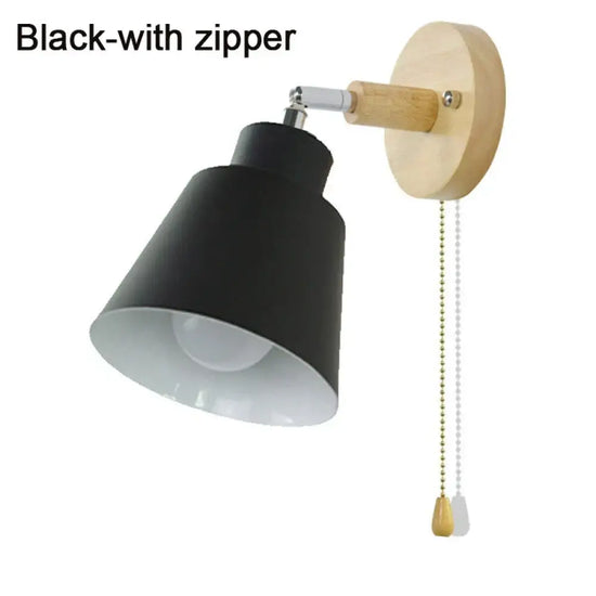 Applique Murale Nordique Design Vintage Minimaliste Noir-Avec Interrupteur / 6-10W Nous Chambre