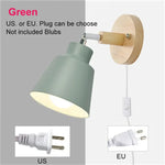 Applique Murale Nordique Design Vintage Minimaliste Vert-Avec Fiche / 6-10W Nous Chambre