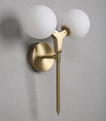Applique Murale Nordique Double Élégance Lumineuse Design. Chambre
