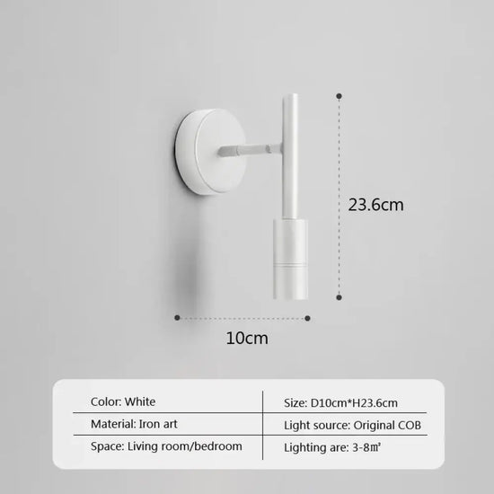Applique Murale Nordique Élégance Minimaliste J / Blanc Chaud Chambre