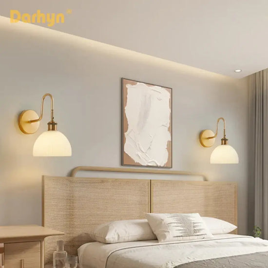Applique Murale Nordique Élégante Design Minimaliste Chambre