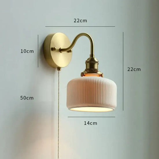 Applique Murale Nordique Élégante Design Minimaliste Led Céramique 1 / 4W (Max100W) Chambre